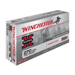 Wahoo BF24 ! Balles Winchester Power Point - 270 WSM / Par 1