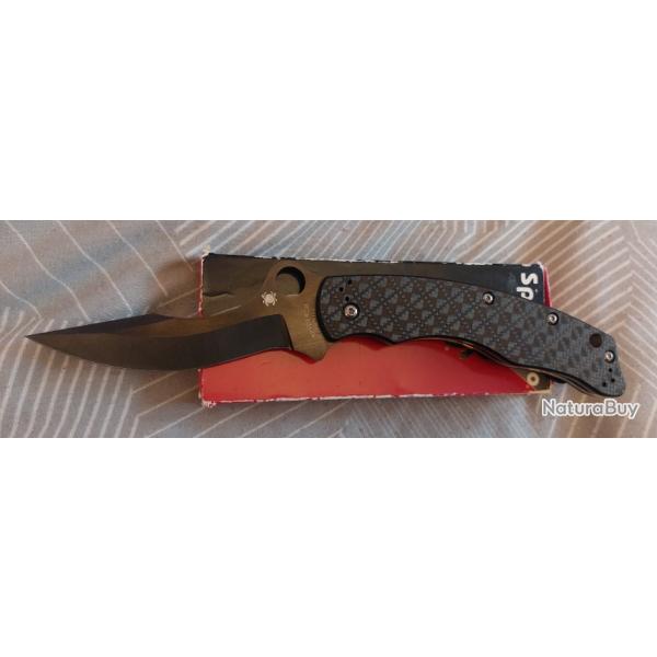 Rare Couteau Spyderco Szabo Neuf avec bote clip d'origine