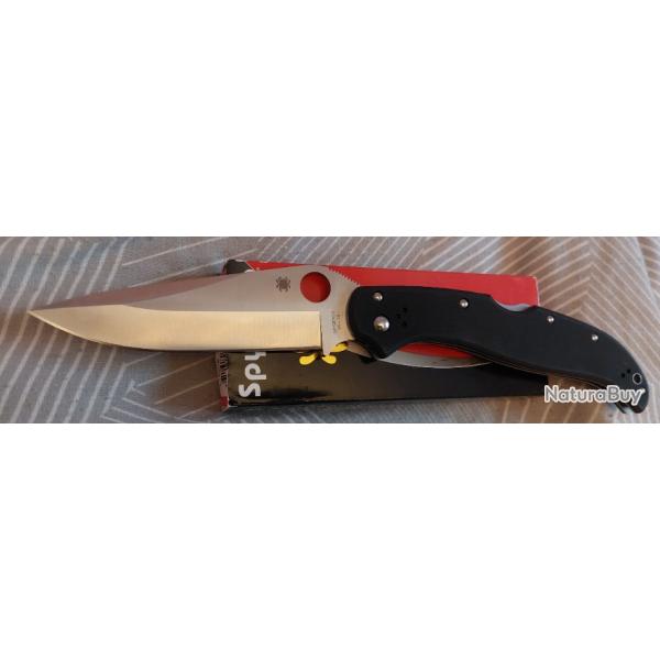 Rare Couteau Spyderco Tatanka neuf avec bote