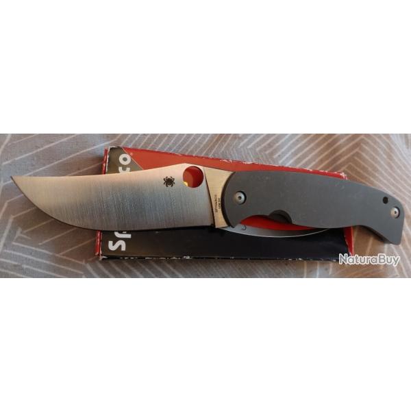 Rare Couteau Spyderco K2 neuf avec bote