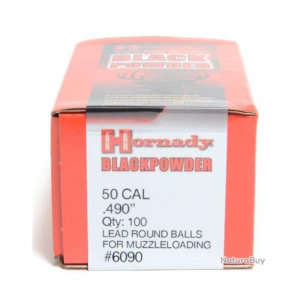 Balles ronde hornady cal 50