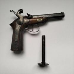 Rare pistolet inventeur Delvigne