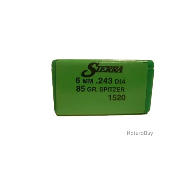 Ogives SIERRA 6mm 243 85gr