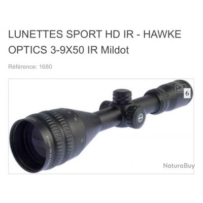 Lunette Hawk Sport HD 3-9x50 AO MIL-DOT - Lunettes mixtes et ...