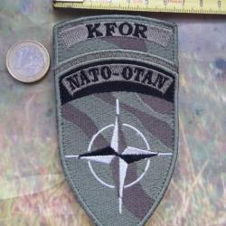 écusson patch militaire OTAN KFOR Kosovo armée opex