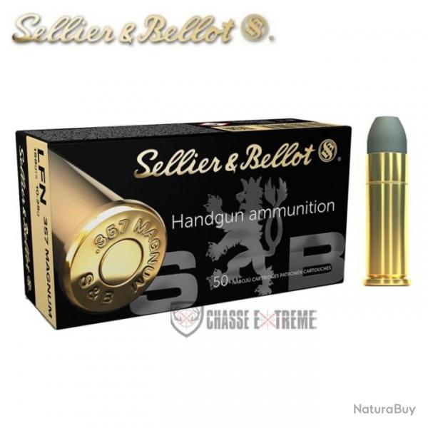 50 Munitions S&B Cal 357 Mag 158Gr LFN