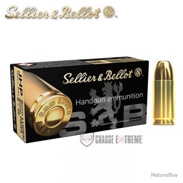 50 Munitions S&B Cal 9 mm 124Gr JHP