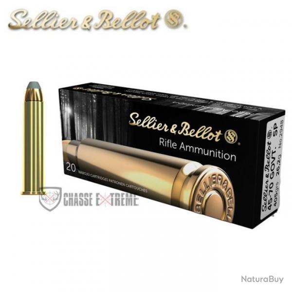 20 Munitions S&B Cal 45-70 Govt 405Gr SP