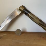 Couteau pliant Laguiole d'antan G. David Arbalète - Manche châtaignier