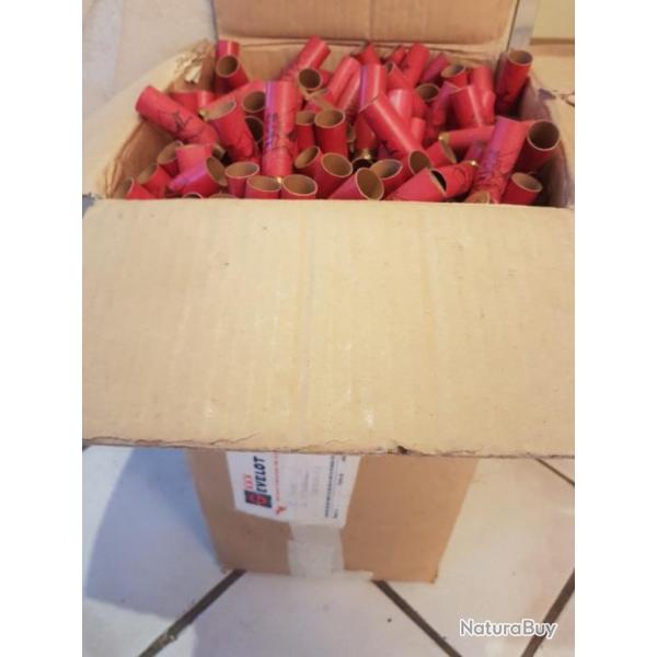 1000 douilles cal 12 carton