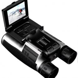 Jumelles Numériques Caméra 12x32 avec Zoom 8X Vidéo Full HD 1080P Écran LCD Photo Vidéo HD