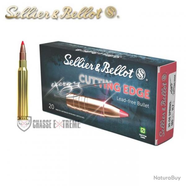 20 Munitions S&B Exergy Edge Cal 30-06 Spr 180Gr TXRG