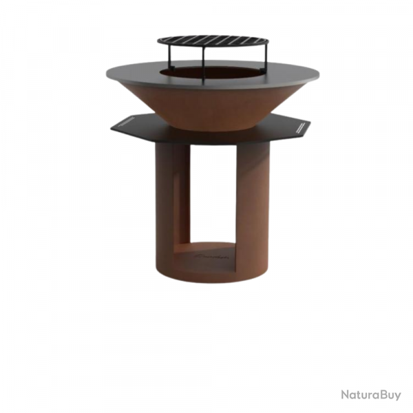 Brasero plancha  bois Random Fire Ball 100 cm  - Medium - Plancha grill / Pack Fiesta