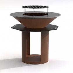 Brasero plancha à bois Random Fire Ball 100 cm  - Medium - Plancha grill / Brasero seul
