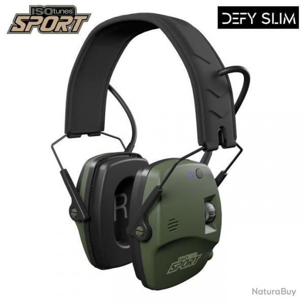 BF24 ! Casque anti-bruit lectronique Isotunes Sport Defy Slim