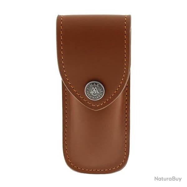 50811 Etui Max Capdebarthes "RANDONNEUR" cuir marron 10/11cm