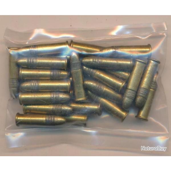 (5944-61)Lot de  25 cartouches 22 LR de Marque REMINGTON High Velocity  vrac  a UN EURO sans rserve