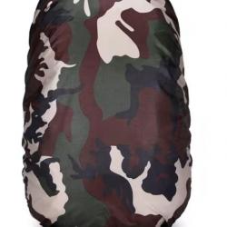 Housse de Sac à Dos Imperméable pour Activités en Plein Air Capacité 20L Camouflage