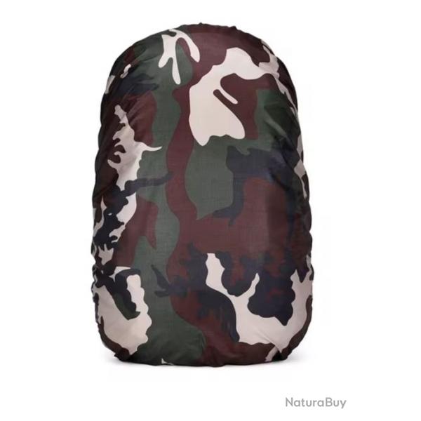 Housse de Sac  Dos Impermable pour Activits en Plein Air Capacit 35L Camouflage