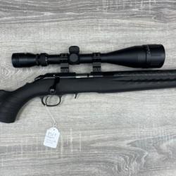 Ruger American rimfire silence cal 22 lr et lunette 6-24 x 50 belle occasion