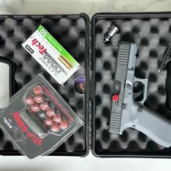 Pistolet Glock 17 Gen5 "TUNGSTEN GREY" calibre 9mm PAK - Self-gomm