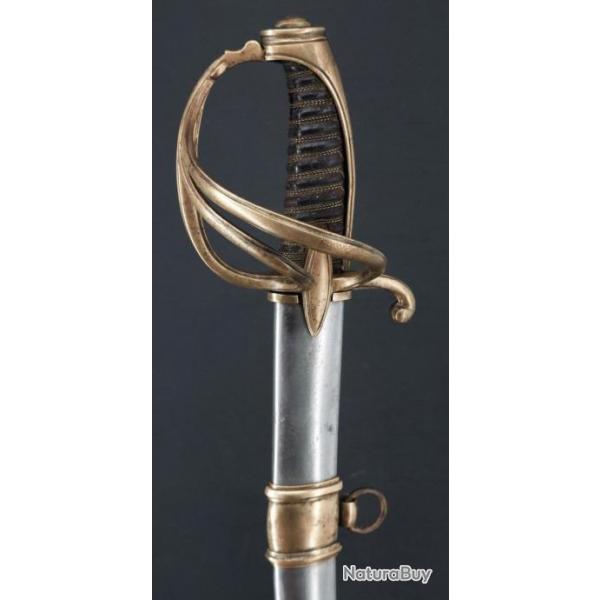 SABRE DE CAVALERIE LEGERE A LA CHASSEUR MODELE DE L'AN IX Mre IMPERIALE DU KLINGENTHAL MARS 1811 - F