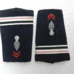 paire de fourreaux d'épaules infanterie major.