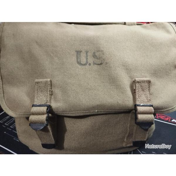 Musette sac US original 1943 seconde guerre mondiale parfait tat