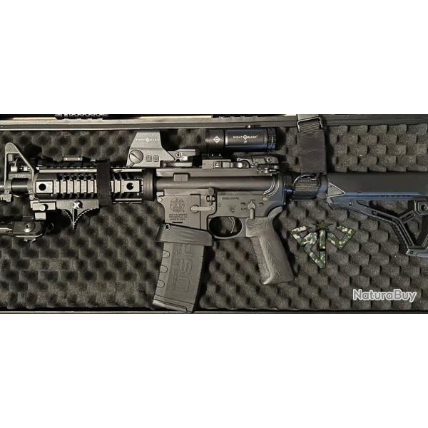 AR 15 Pack optimisation WiPArms Magwell + Pistol grip