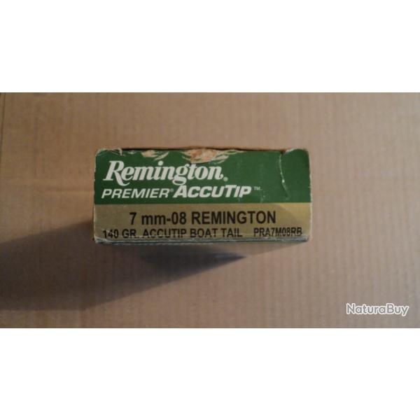 Munitions 7-08 Rmington 140 gr. Accutip Boat tail