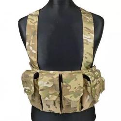 Gilet tactique type Chest rig (GFT) Multicam