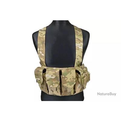 TMC RG Grey M4 Mag Tactical Chest Rig LE 6 Vest For Airsoft Pantball - View #5
