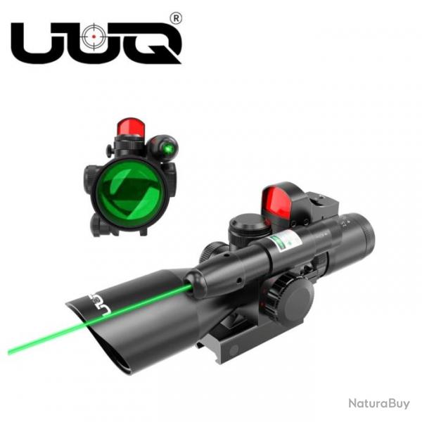 Lunette de vise combo UUQ 2.5-10x40, rticule Mil-dot  double illumination LIVRAISON GRATUITE !!