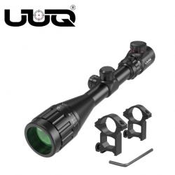 Lunette de fusil UUQ 3-9x40 AO avec illumination rouge/verte