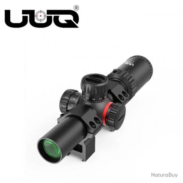 Lunette de chasse UUQ 1.2-6X24 SFP Compacte LPVO avec Rticule BDC  LIVRAISON GRATUITE !!