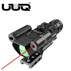 Lunette tactique UUQ 4X32 à prismes optiques montures pour rail de 20mm LIVRAISON GRATUITE !!