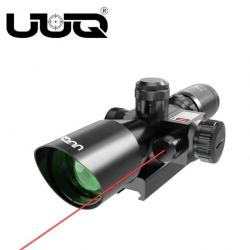 Lunette de visée UUQ 2.5-10x40E avec éclairage rouge/vert Mil-dot LIVRAISON GRATUITE !!