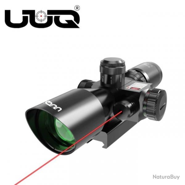 Lunette de vise UUQ 2.5-10x40E avec clairage rouge/vert Mil-dot LIVRAISON GRATUITE !!