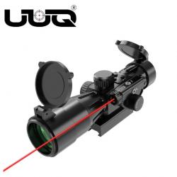 Lunette de visée UUQ 2.5-10x40IR avec réticule Mil-dot illuminé en rouge LIVRAISON GRATUITE !!