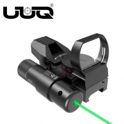 Visée réflexe point rouge UUQ 1X22X33 avec 4 réticules laser vert LIVRAISON GRATUITE !!