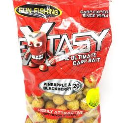 Fun fishing Extasy bouillettes 20mm pineapple-blackberry -800gr