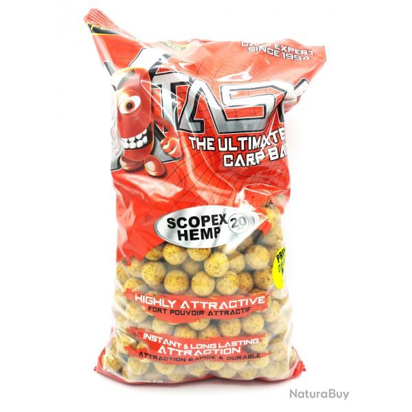 Fun fishing Extasy bouillettes 20mm Scopex Hemp