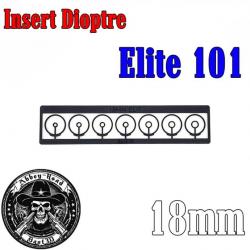 7 Insert dioptre Elite 101 ELIT 18mm - Rond - Bast3d