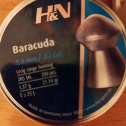 Plombs 5.5 barracuda 21gr