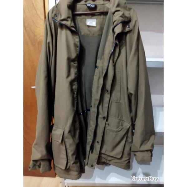 Veste doubl molleton de chasse