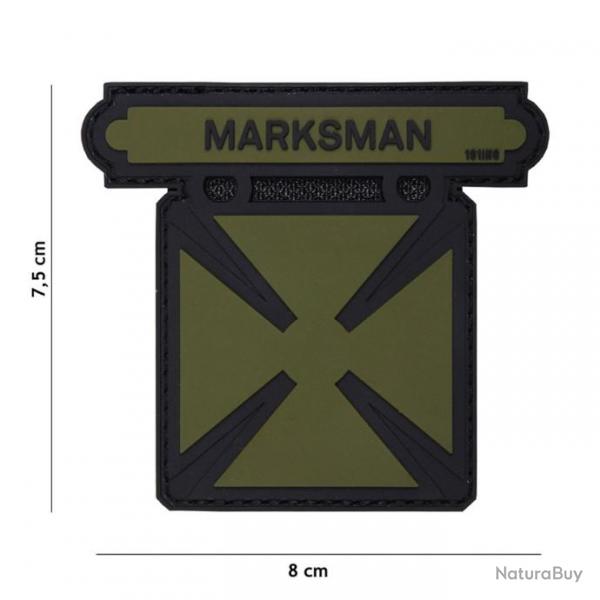 Patch 3D PVC Marksman avec velcro | 101 Inc (0001 5329)