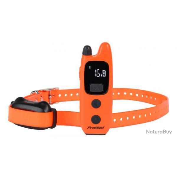 Vente express ! Collier de dressage rechargeable Prohunt 600 Mtres X2 Chiens 3 Modes