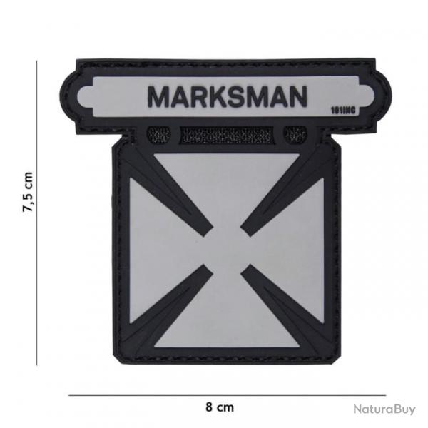 Patch 3D PVC Marksman avec velcro | 101 Inc (0001 5330)