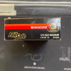 Winchester 375HH 270gr boite de 20