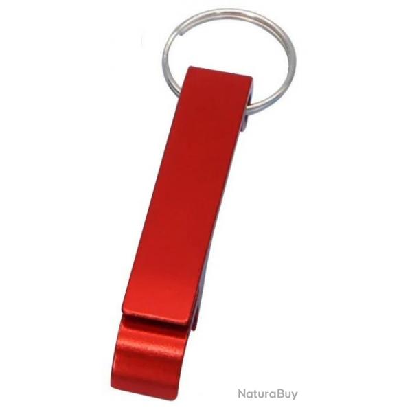 Dcapsuleur mtal Rouge porte cls personnalisable